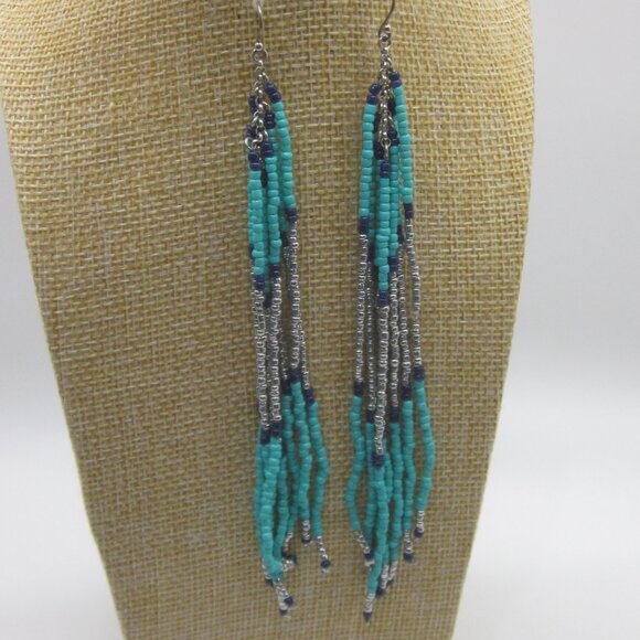 Jewelry - Extra Long Seed Bead Earrings